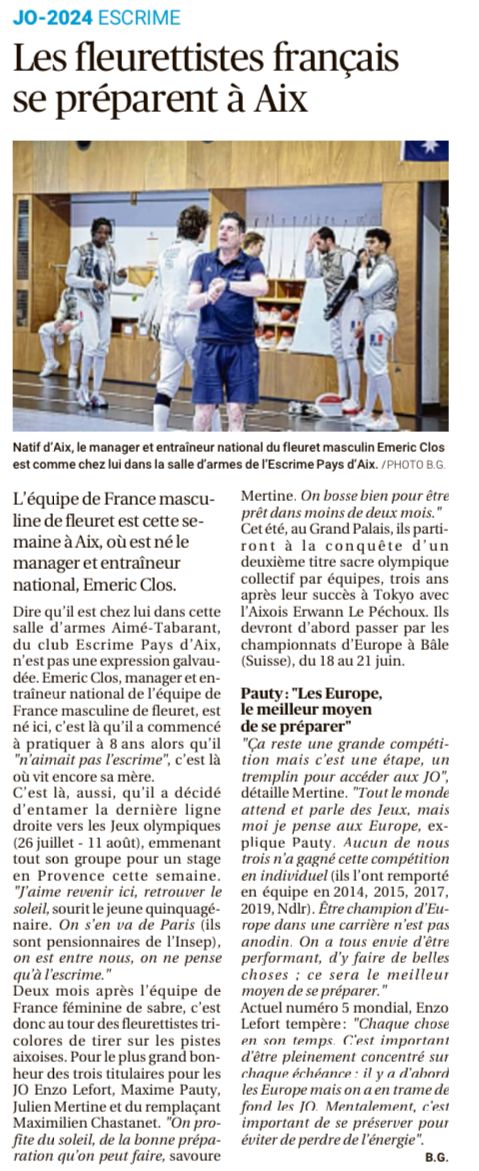 a provence EPA equipe France fleurey