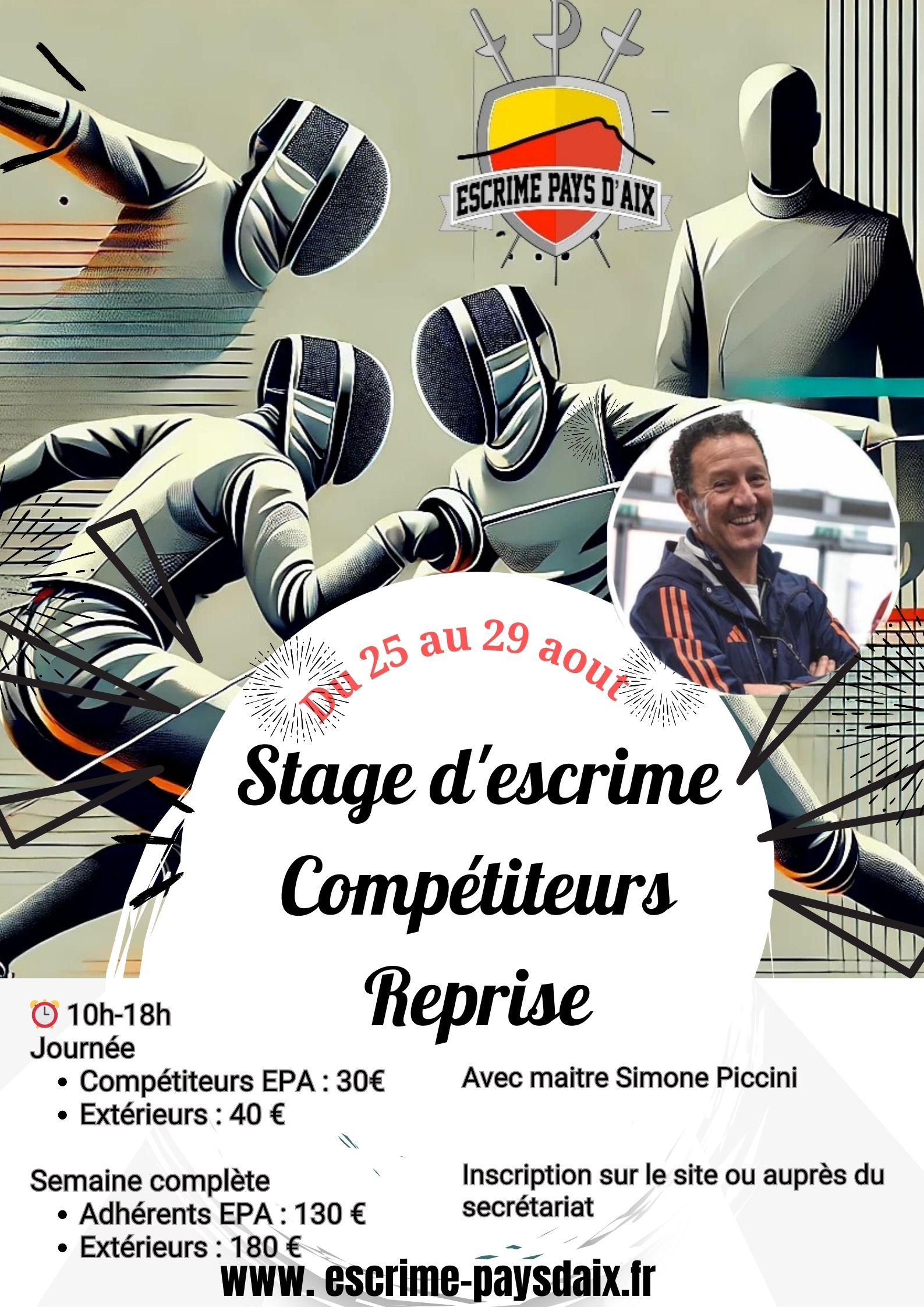 Stage de reprise compétiteurs Août 2025