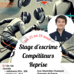 Stage de reprise compétiteurs Août 2025